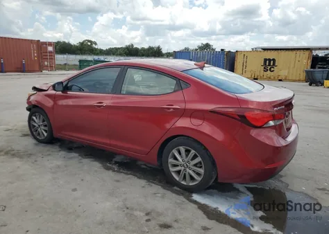 2016 Hyundai Elantra Se from USA, damaged, VIN 5NPDH4AE2GH699009